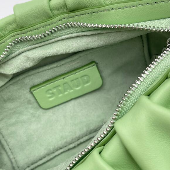 STAUD | NWT Bean Convertible Bag in Agave Mint Green Leather - Picture 8 of 11